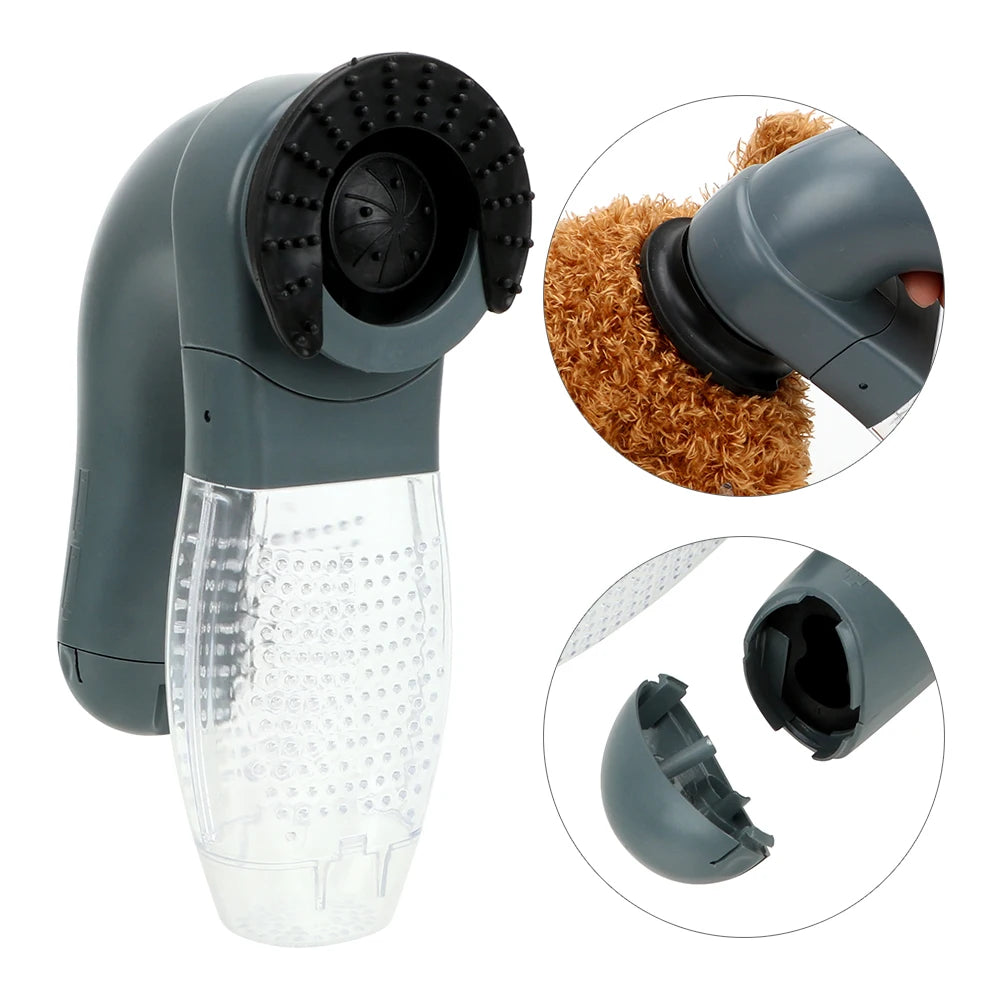 Portable Electric Suction Pet Grooming Comb – Hair Vacuum Cleaner for Cats & Dog