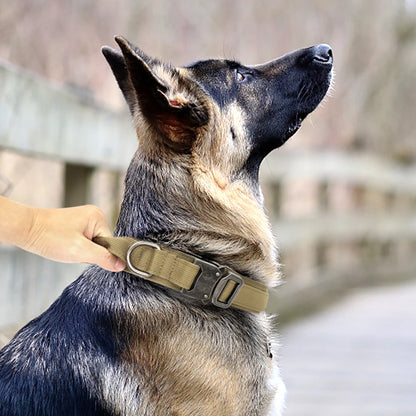 Durable Tactical Dog Collar & Leash Set – For Medium & Large Dogs