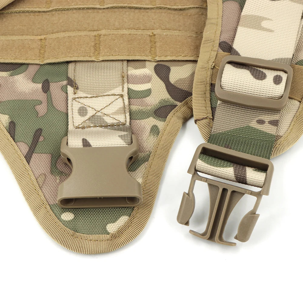 Tactical Dog Harness, Leash & Collar Set – For German Shepherd, Malinois & Large Breeds