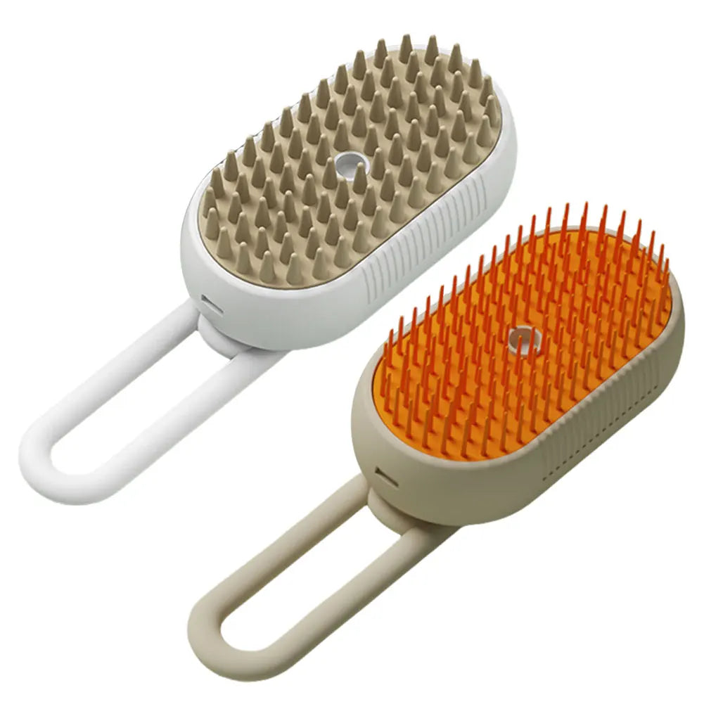 3 in 1 Cat Steam Brush – Grooming, Cleaning, and Hair Removal Made Easy