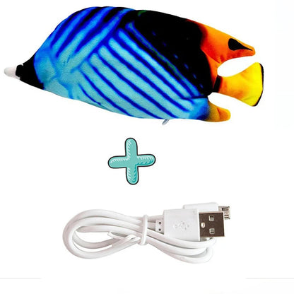 Realistic Floppy Fish Cat Toy – USB Rechargeable Interactive Cat Toy