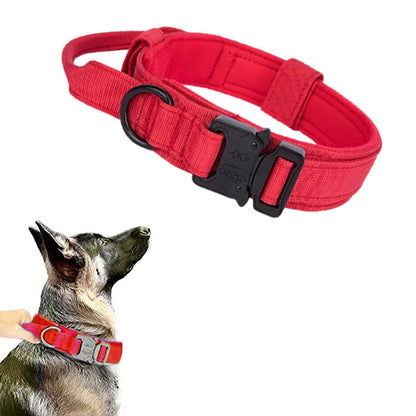 Durable Tactical Dog Collar & Leash Set – For Medium & Large Dogs